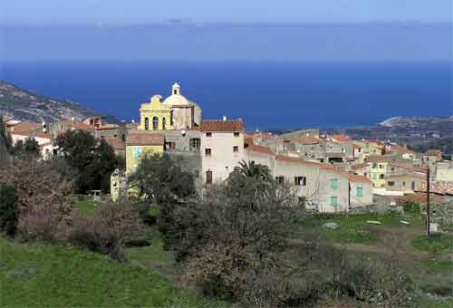 Le village de Cateri en Balagne Haute Corse