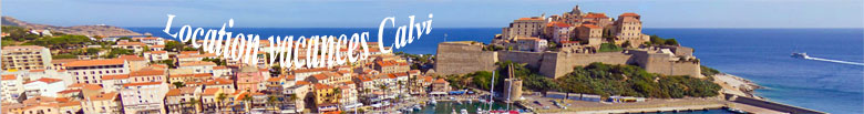 vue panoramique de la cité balnéaire de calvi en Corse