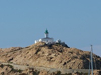 Le phare de la Pietra à l'ile rousse