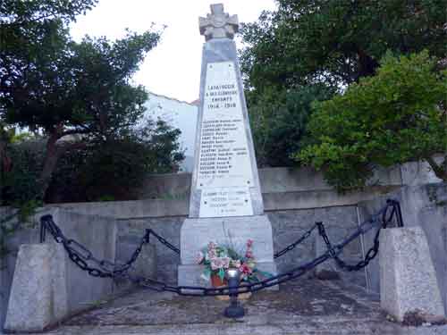 Le monuments aux morts de Lavatoggio 