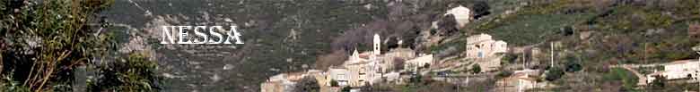 Photo du village de Nessa en Balagne Haute Corse