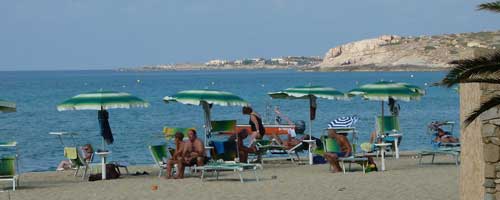 La plage d'Algajola