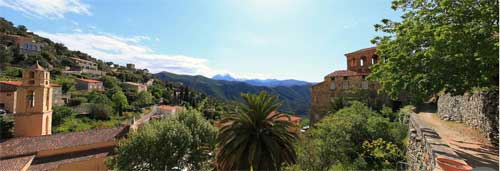 Le village de Lama en Haute Balagne Haute Corse