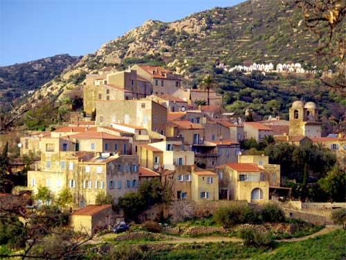 Photos du village de Pigna en Corse 