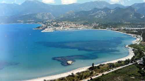 Plages Haute Corse : La plage de la Roya à Saint Florent 