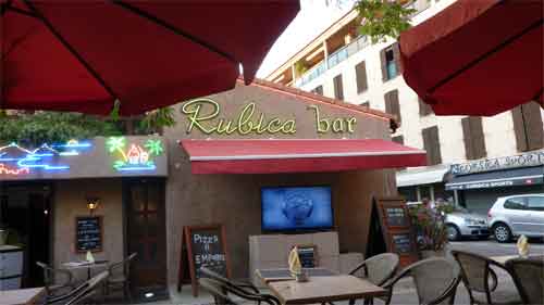 Le restaurant le RUBICA à Ile Rousse Corse