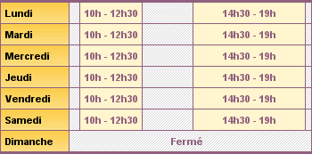 Horaires d'ouvertures de la boutique Orange de l'Ile Rousse