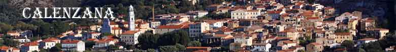 Photo du village de Calenzana en Corse 