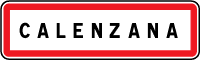 Panneau de Calenzana
