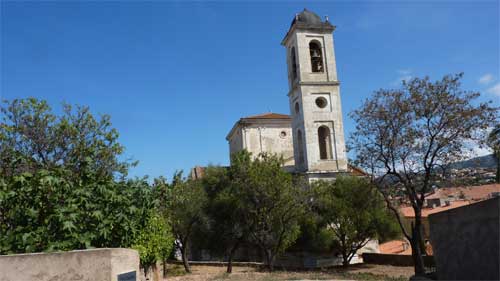Le clocher de l'église monuments religieux en Balagne Haute corse