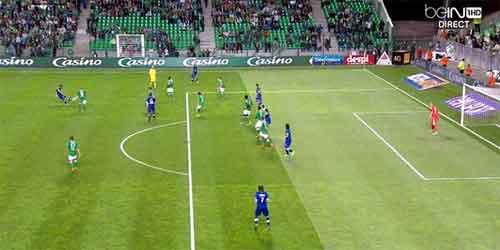 Le match Saint-Etienne contre Bastia 28/09/2013