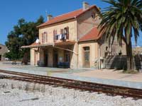 La gare de ile rousse