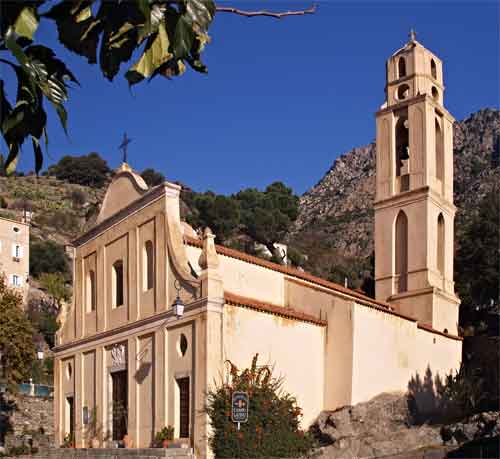L'église paroissiale Saint Laurent de Lama