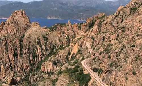 les calanques de Piana, ou calanche de Piana en photos