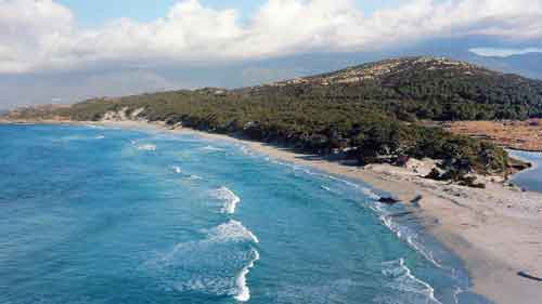 La plage de Saleccia