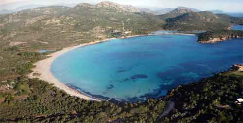 Plages de Corse du Sud :  Rondinara entre Propriano et Porto Vecchio