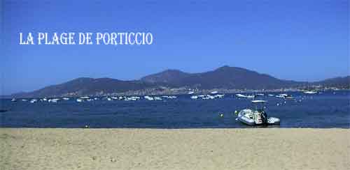 Plage Porticcio Corse du Sud