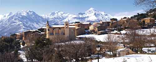 Le village de Vallica en Balagne